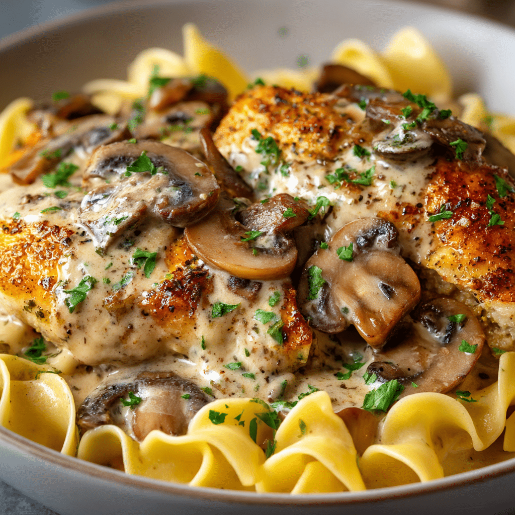 Chicken with Buttered Noodles