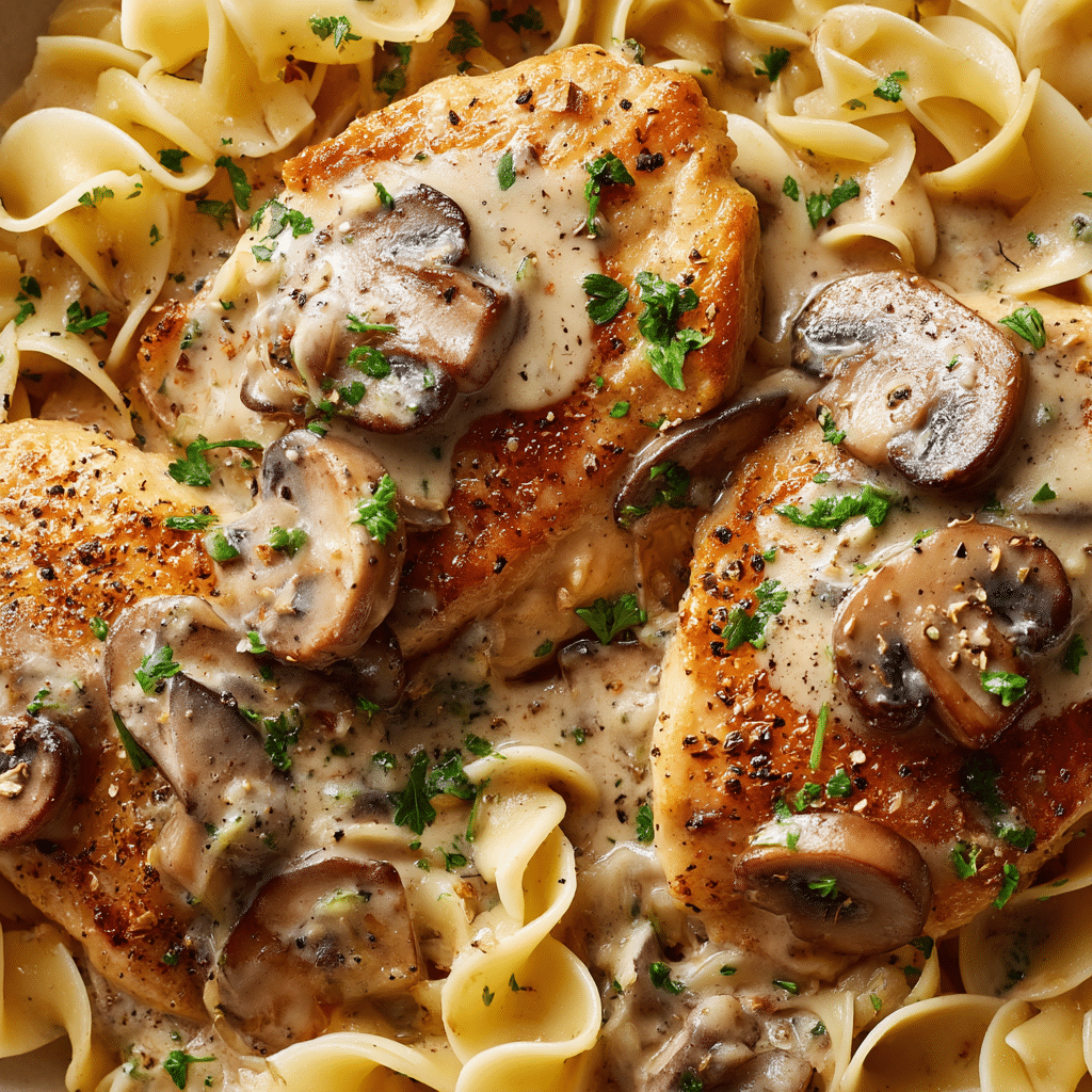 Chicken with Buttered Noodles