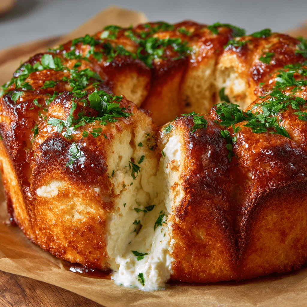 Chicken Alfredo Monkey Bread
