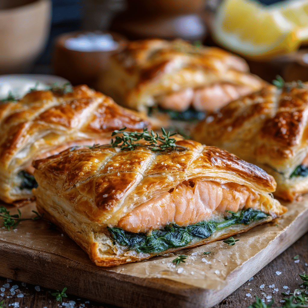 Individual Salmon Wellingtons
