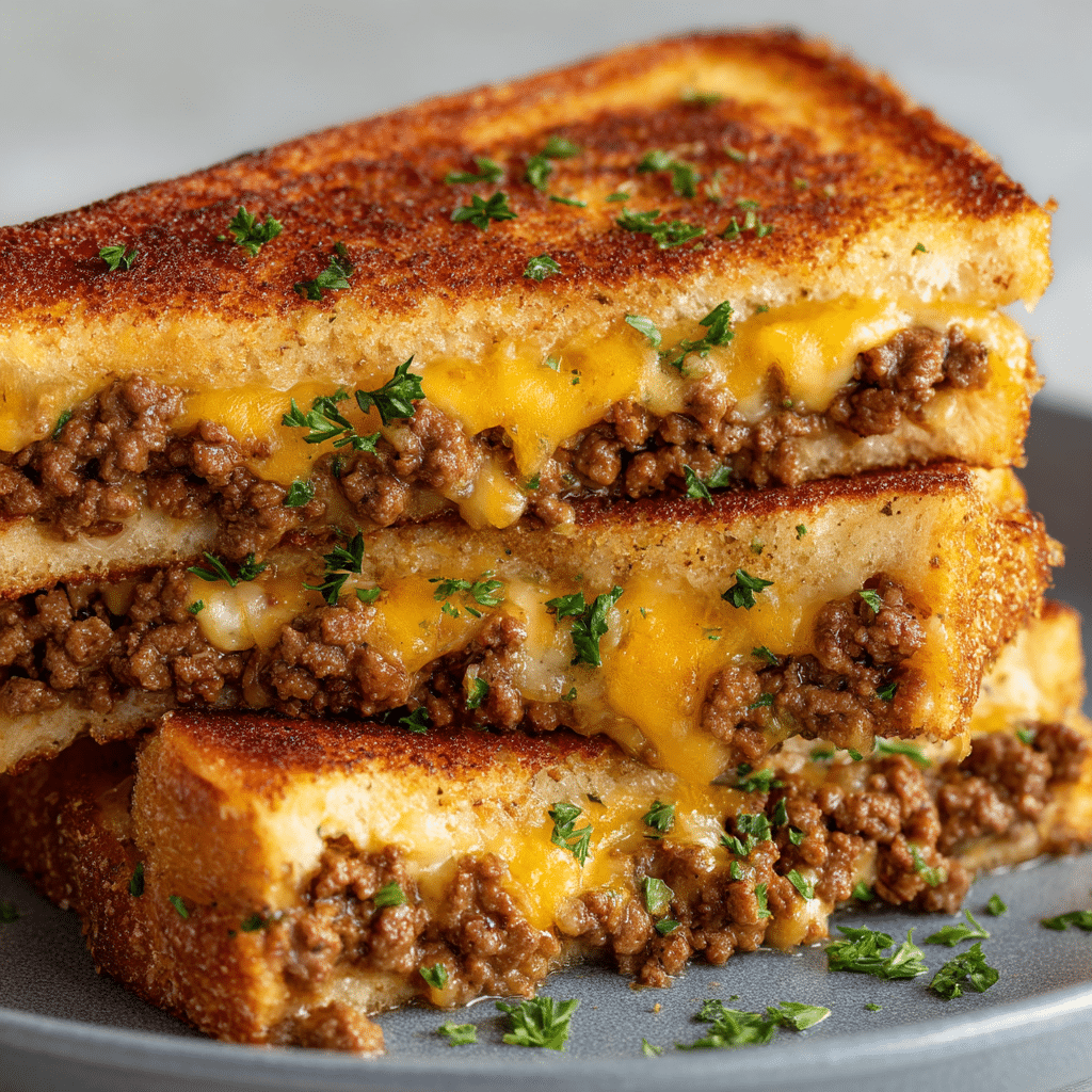 Grilled Cheese Sloppy Joes