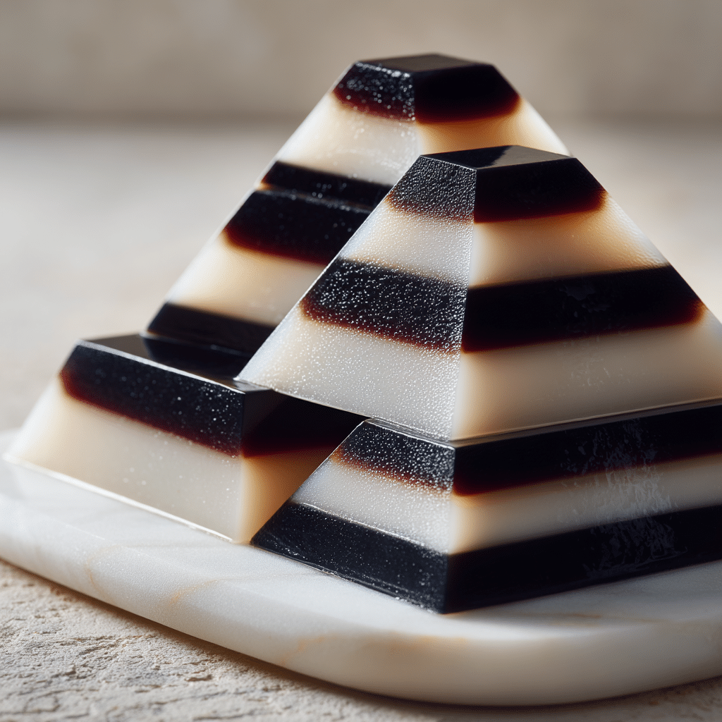 Vietnamese Coffee and Cream Jelly (Thạch Cà Phê)