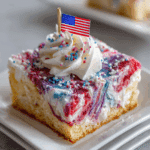 Red White And Blue Poke Cake
