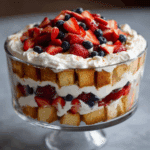 Red White and Blue Trifle