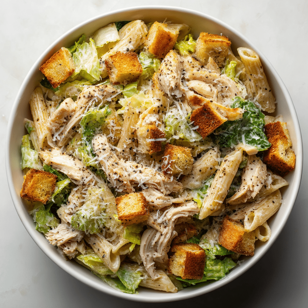 Chicken Caesar Pasta Salad