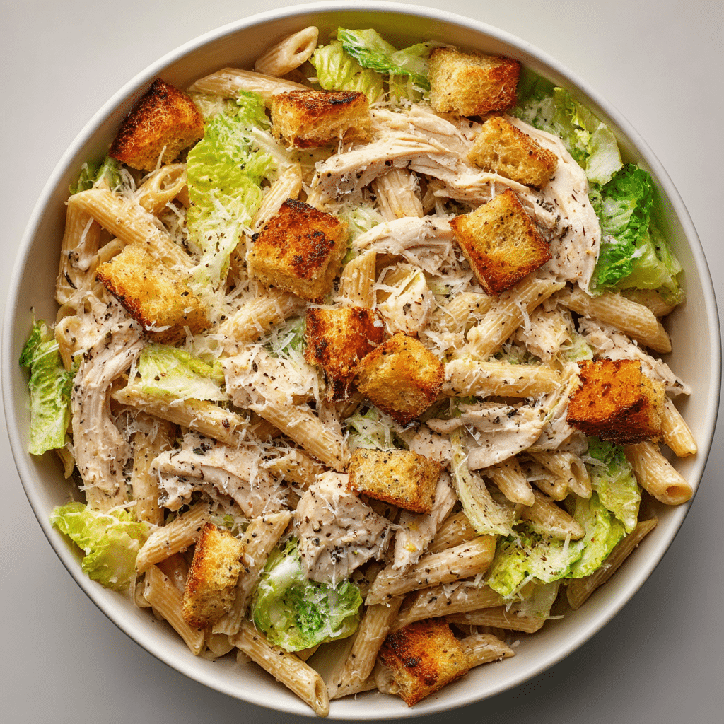 Chicken Caesar Pasta Salad