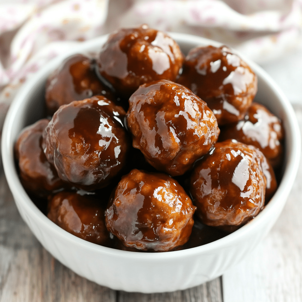 Slow Cooker Honey Garlic Meatballs