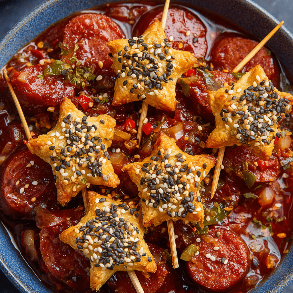 Star Spangled Kielbasa Bites