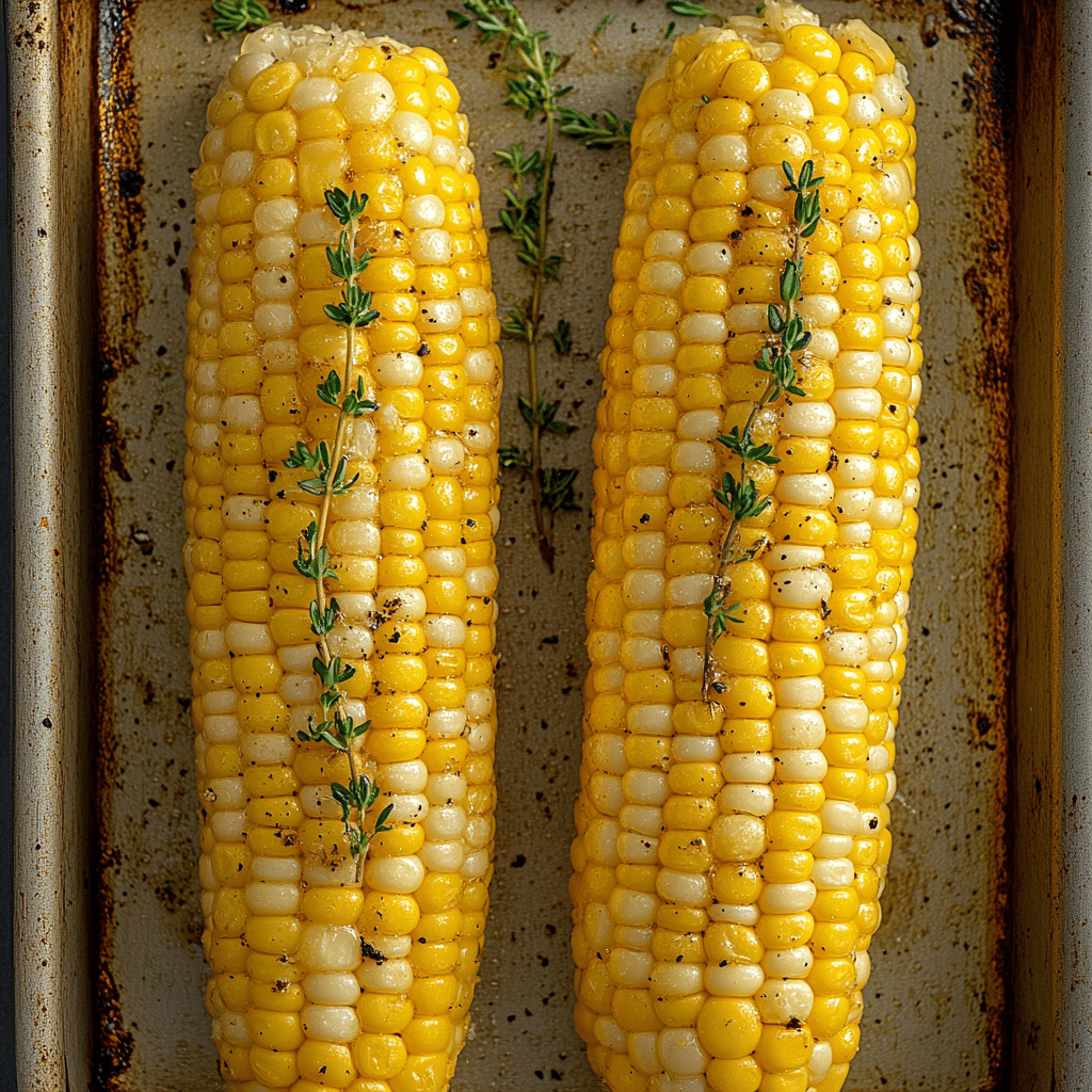 Oven Roasted Corn