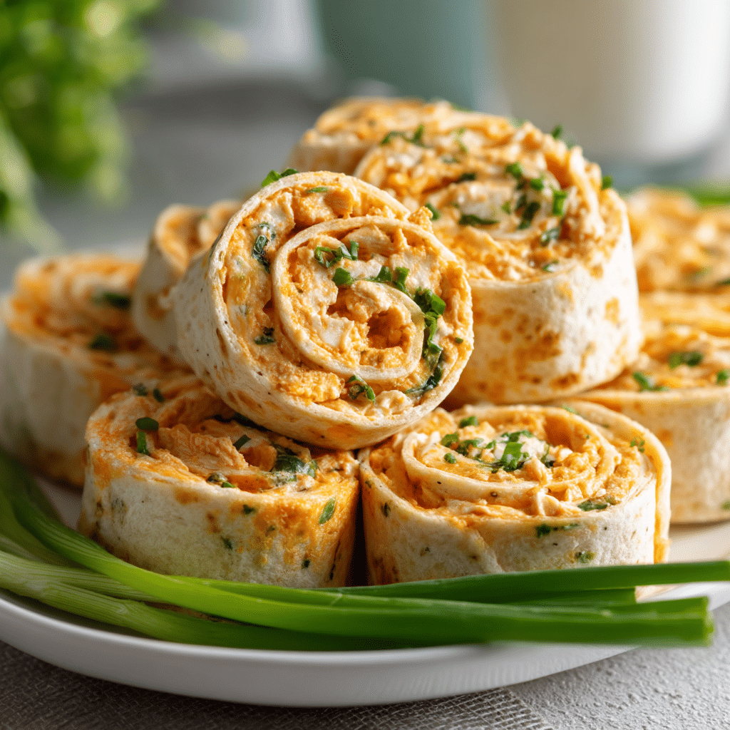 Buffalo Chicken Pinwheels