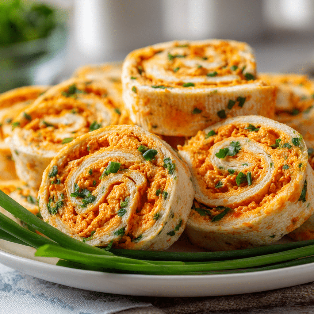 Buffalo Chicken Pinwheels
