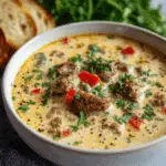 Creamy Parmesan Italian Sausage Soup