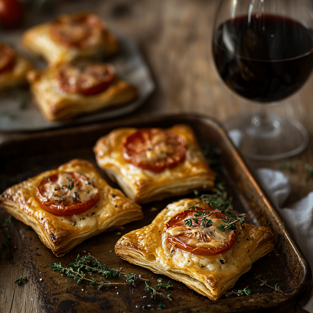 Prosciutto and Brie Upside-Down Pastries