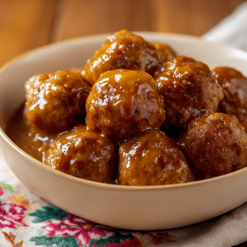 Slow Cooker Honey Garlic Meatballs