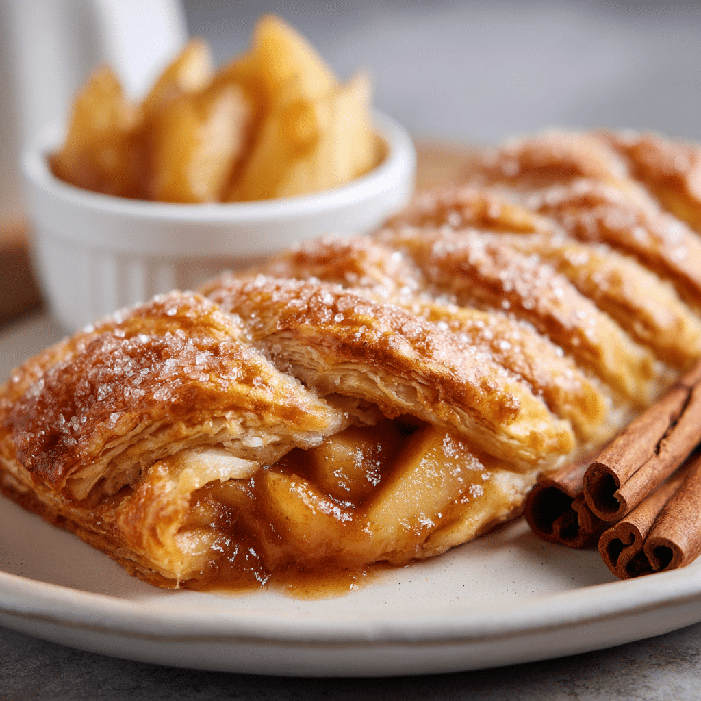 Braided Apple Puff Pastry