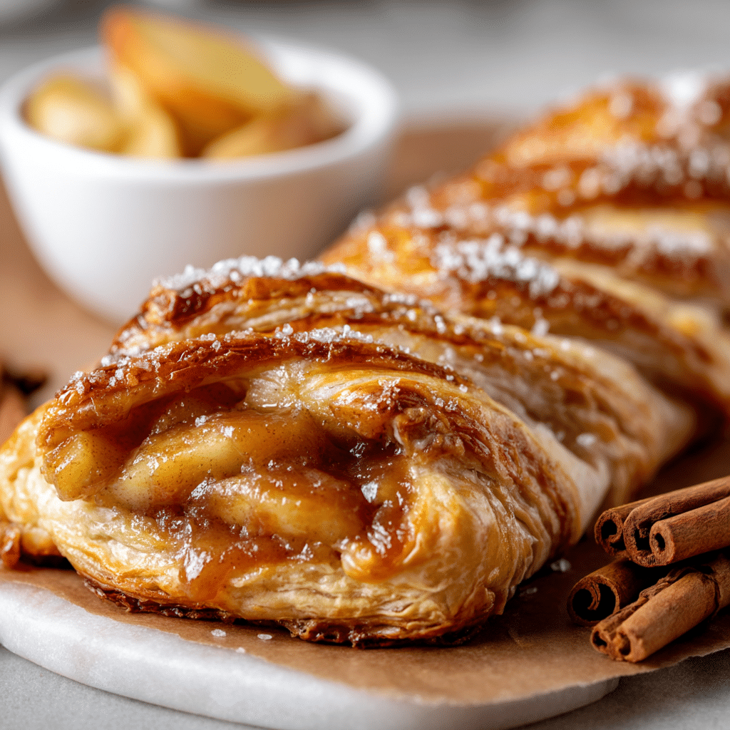 Braided Apple Puff Pastry