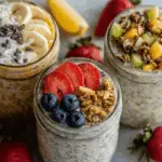 Overnight Oats with Yogurt and Chia Seeds