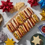 Red White and Blue Hot Dog Charcuterie Board