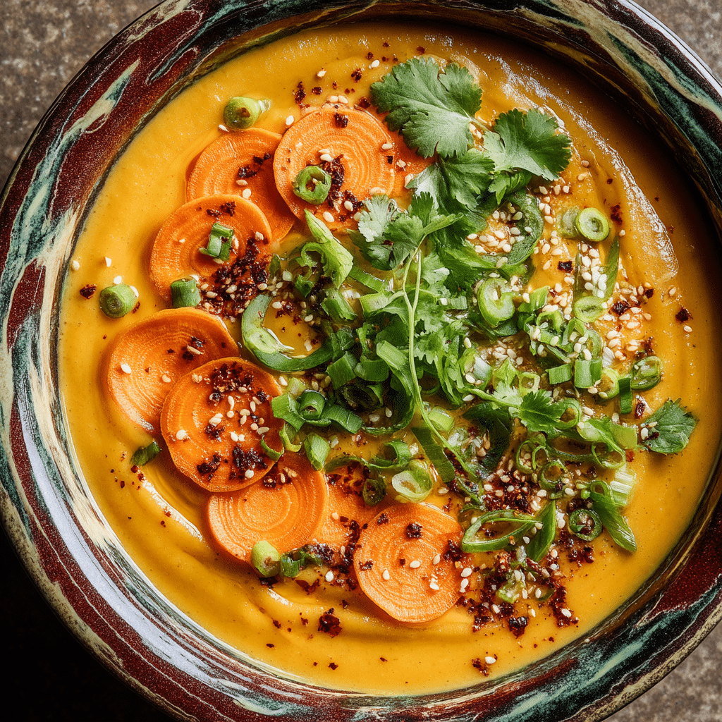 Spiced Coconut Carrot Soup