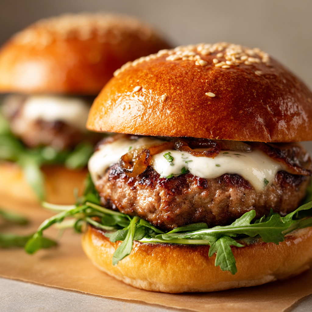 French Onion Burgers