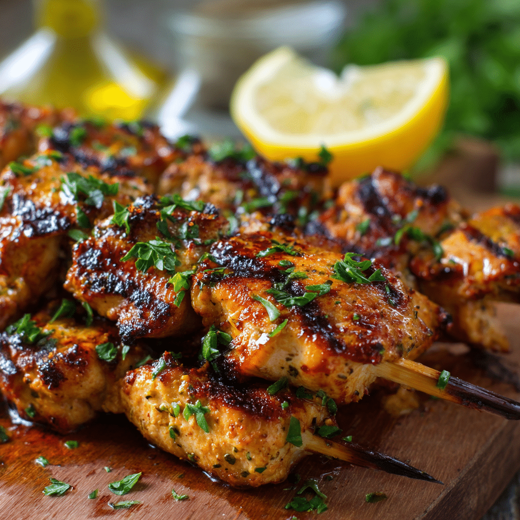 Grilled Chicken Kafta