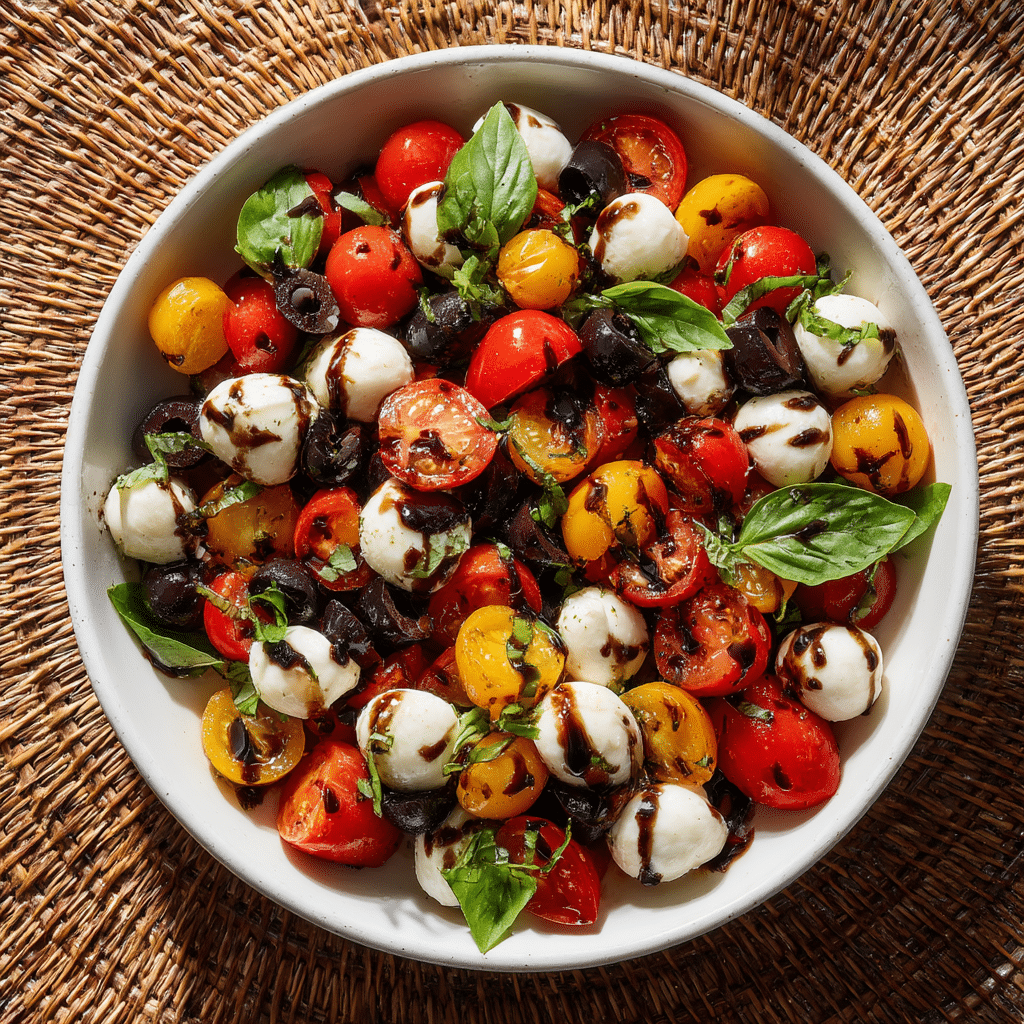 Red, White & Blue Caprese Salad