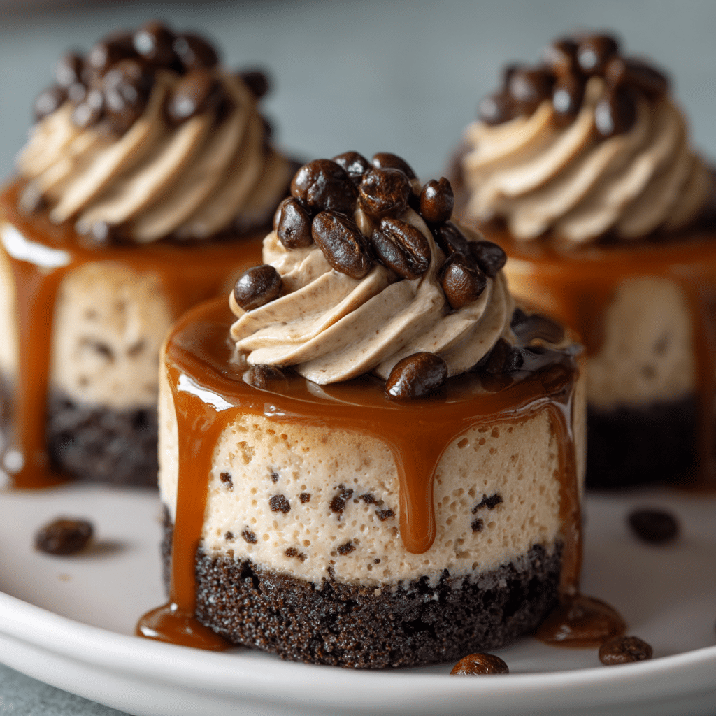 Delicious Mini Coffee Cheesecakes