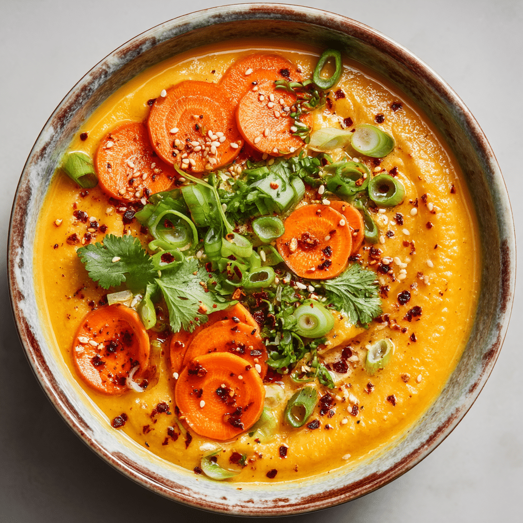 Spiced Coconut Carrot Soup
