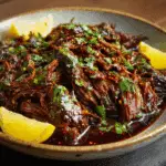 Sweet & Savory Caramelized Pulled Beef Brisket