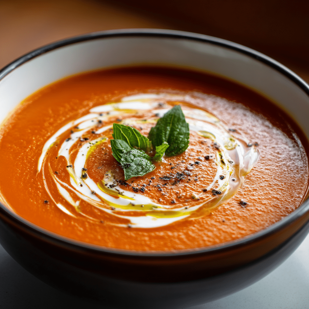 Roasted Red Pepper Soup: A Creamy Comfort in Every Spoon