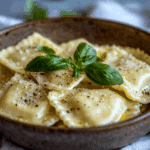 Creamy Sage Sauce for Butternut Squash Ravioli