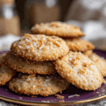 Toasted Coconut Shortbread Cookies