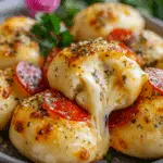 Pepperoni Pizza Bombs