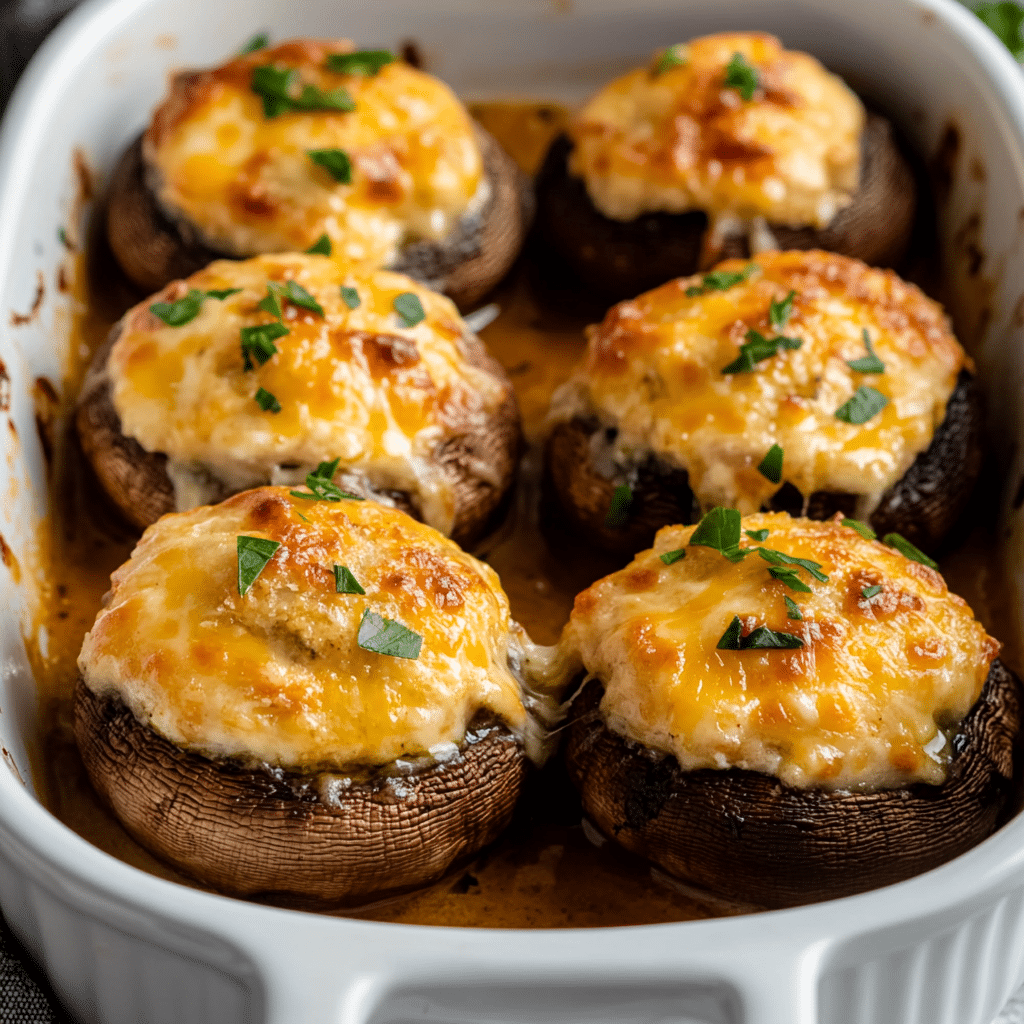 Tasty Olive Garden Stuffed Mushrooms