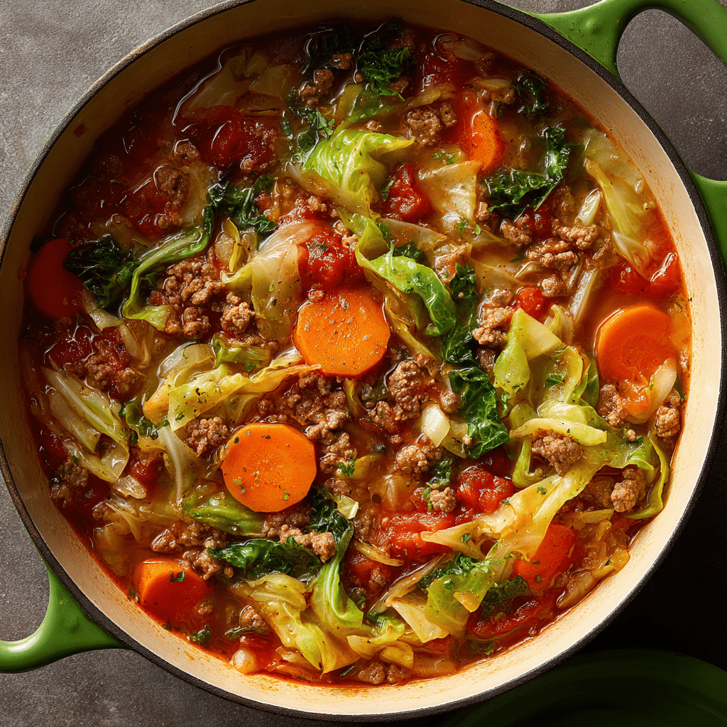 Italian Sausage and Cabbage Soup