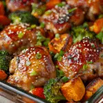 Honey Soy Baked Chicken and Veggies