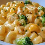 Broccoli Cheddar Mac and Cheese with Chicken
