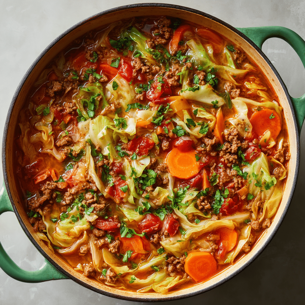 Italian Sausage and Cabbage Soup