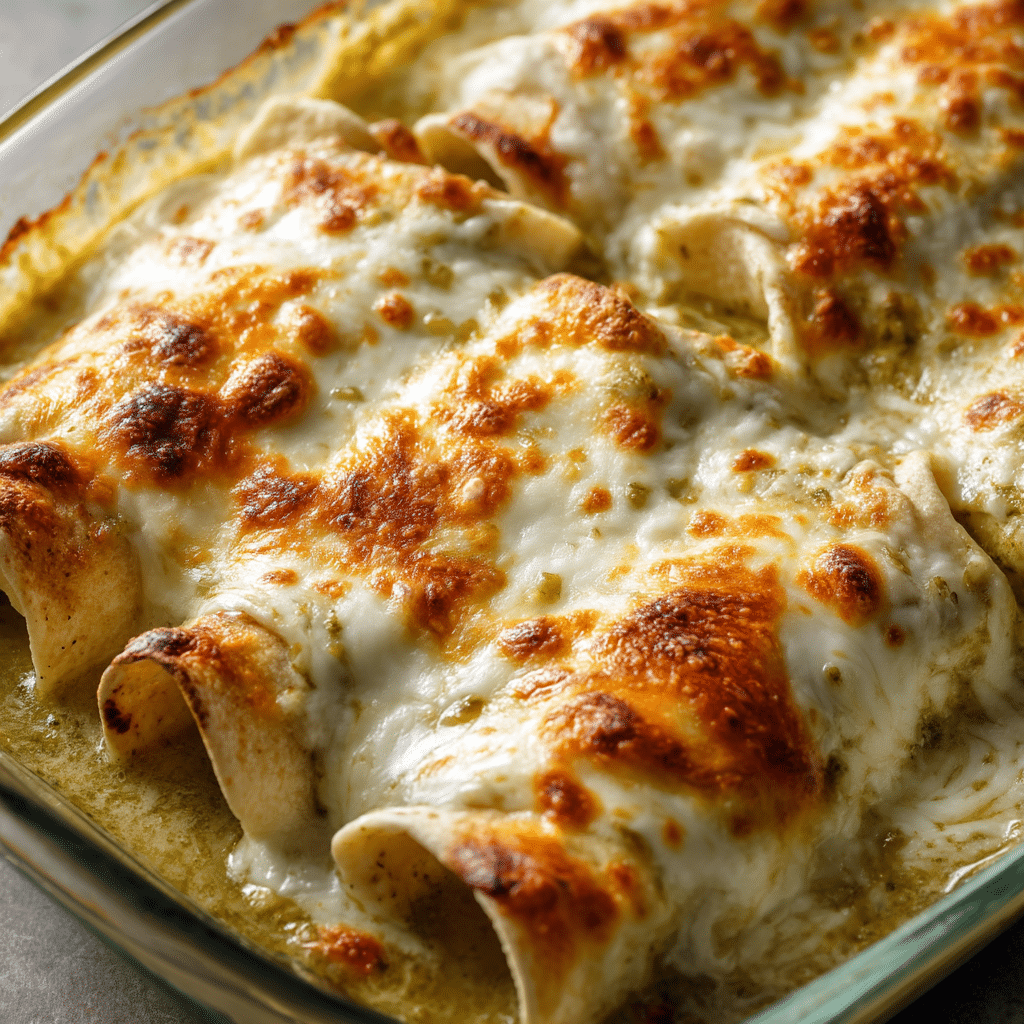 Hatch Green Chile Enchiladas