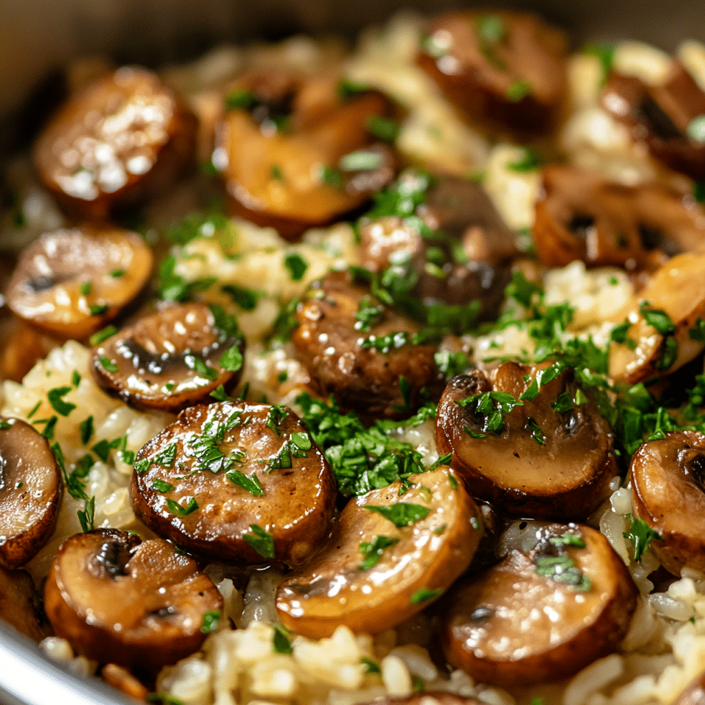 Chicken and Rice with Mushrooms