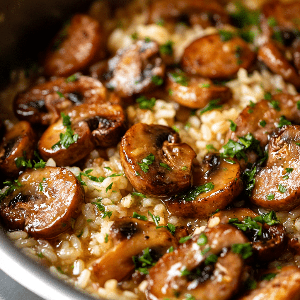 Chicken and Rice with Mushrooms