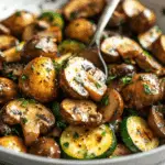 Skillet Zucchini and Mushrooms