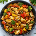 Chicken and Vegetables Skillet
