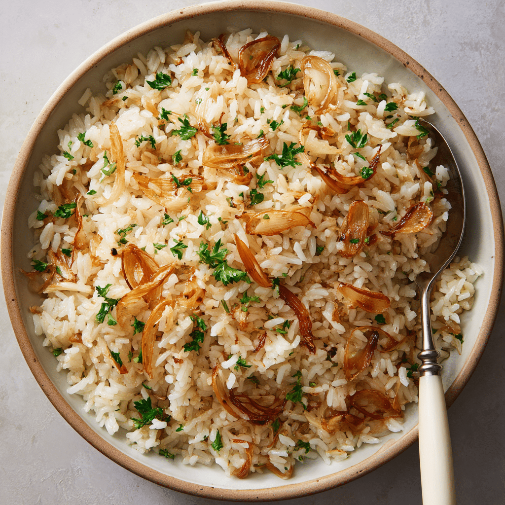 Easy Garlic Butter Rice Recipe