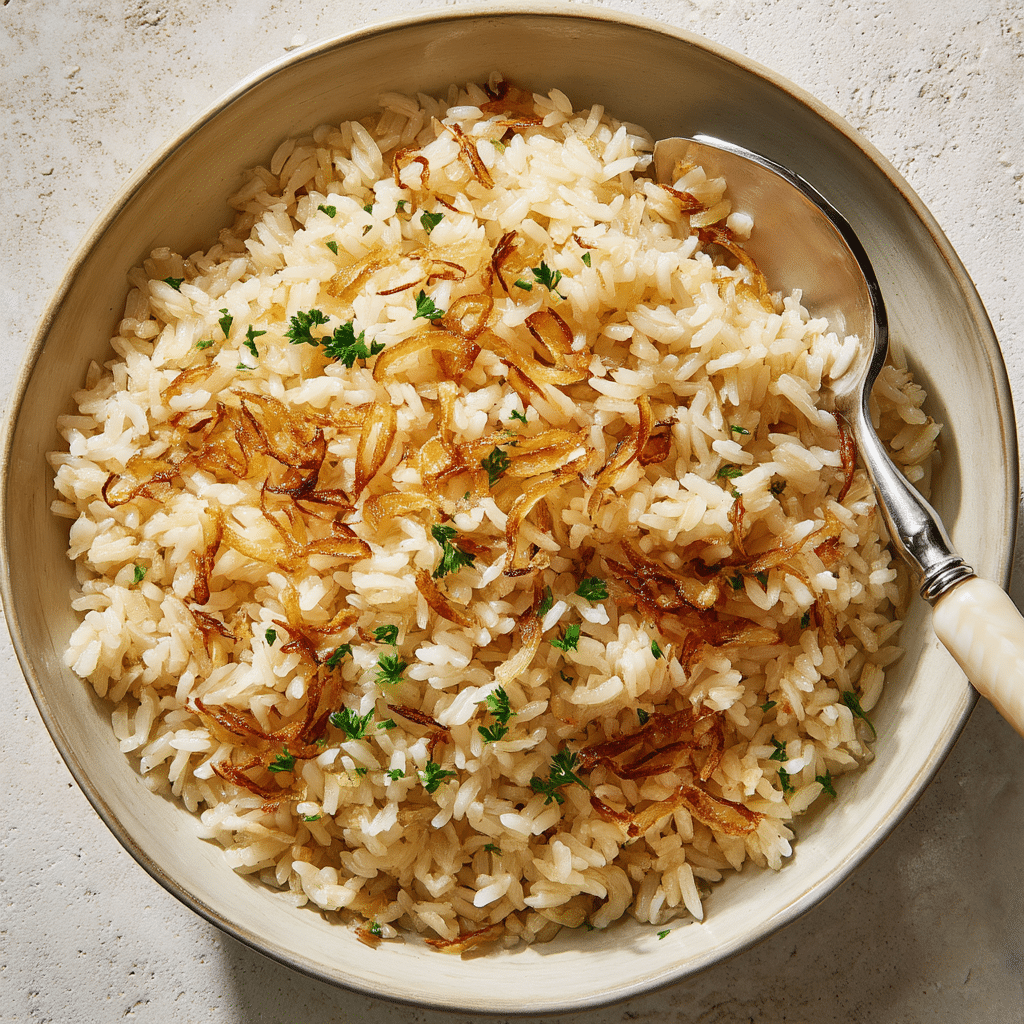 Easy Garlic Butter Rice Recipe