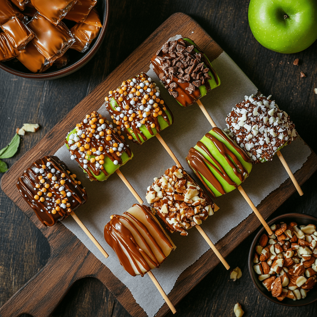 Caramel Apple Slices