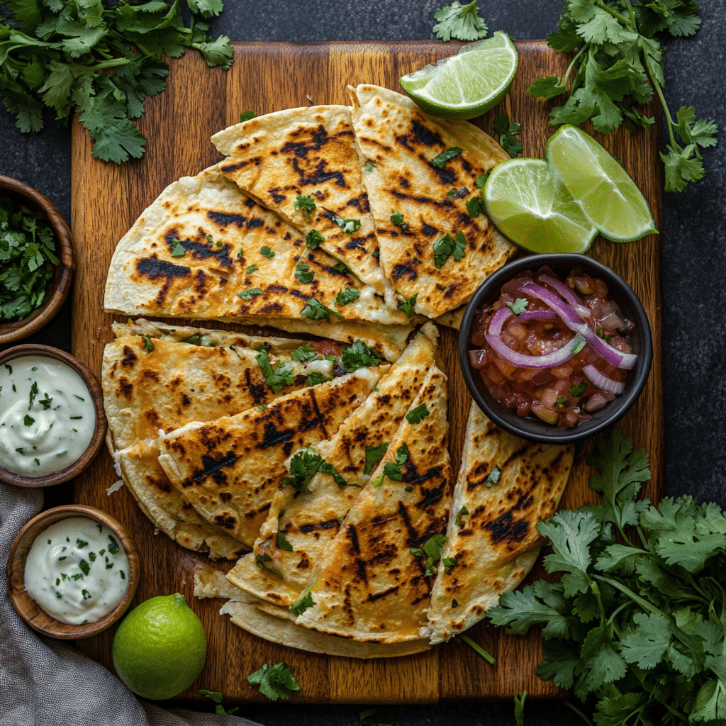 Cheesy Chicken Quesadilla
