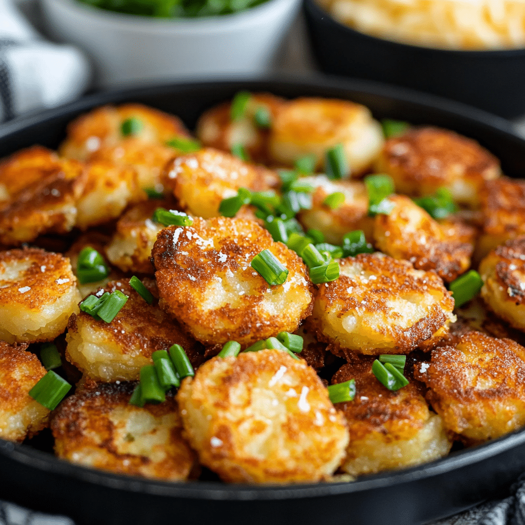 Korean Potato Cheese Pancakes