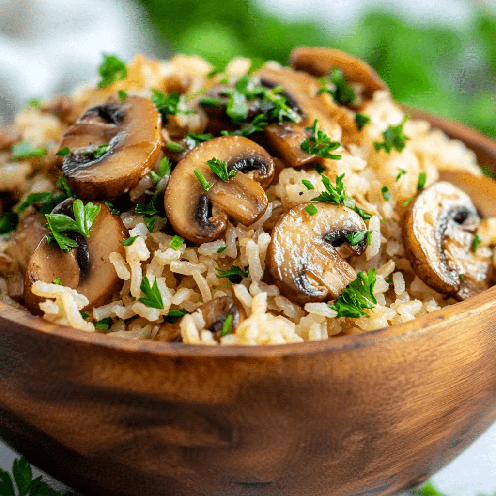 Mushroom Rice Pilaf