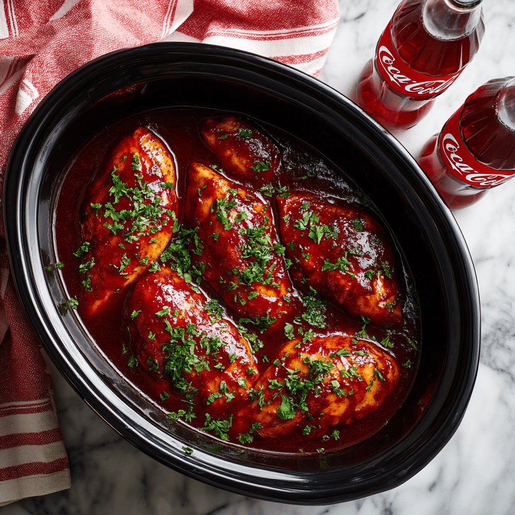 Slow Cooker Coca Cola Chicken